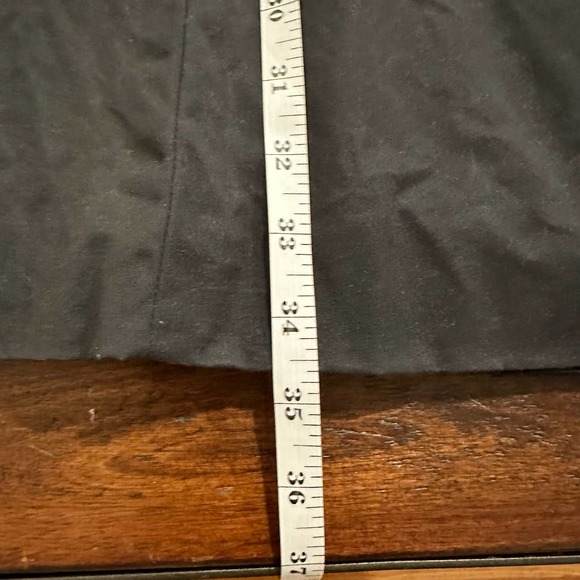 Vaute Couture vegan waxed canvas cotton trench coat jacket in black size XS - Picture 9 of 10